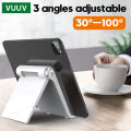 VUUV Foldable Desk Stand for iPad Tablet Holder for 4-11 Inch Tablet Mobile Phone Tablet Bracket for Pad .