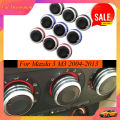 3Pcs Aluminum Alloy A/C Heater Control Knobs for Mazda 3 M3 2004-2013 Car Air Conditioning Switch Button Accessories. 