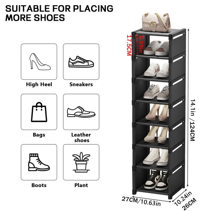 Multiple%20Layers%20Shoe%20Organizer%20Shoe%20Rack%20Organizer%20Space%20Saving%20Rack%20For%20Wall%20Corner%20Stackable%20Shelf%20Adjustable%20Saving%20Cabinet%20-%20Image%202