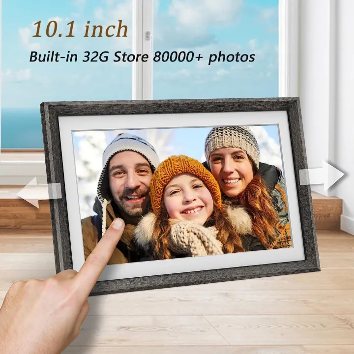 Frameo%2010.1%20inch%20Digital%20Picture%20Frame%20Smart%20Digital%20Photo%20Frame%20Wood%20IPS%20HD1080P%20Touch%20Screen%20Auto-Rotate%20Easy%20Setup%20to%20use%20-%20Image%205