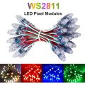 50pcs/lot 12mm DC5V 12V addressable Led module WS2811 IC Digital Waterproof LED Pixel Light For letter display Lamp string. 