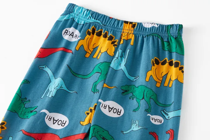 Kids%20Pajama%20Set%20100%25%20Cotton%20Soft%20Dinosaur%20Print%20Loungewear%20Long%20Sleeve%20Pjs%20Sleepwear%20for%20Toddler%20Boys%20Girls%20Age%201-8%20Years%20-%20Image%206