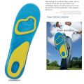 Silicone Gel Insoles with Orthotic Arch Support – Sport & Running Shoe Inserts for Men and Women | Massaging Insole for Shock Absorption, Heel Pain Relief, and All-Day Comfort for Walking, Running.