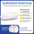 MAMIJOY Wearable Breast Pump Portable Low Noise Breastfeeding Pump with 4 Modes 15 Levels Double Electric Breast Milk Pump AV66.