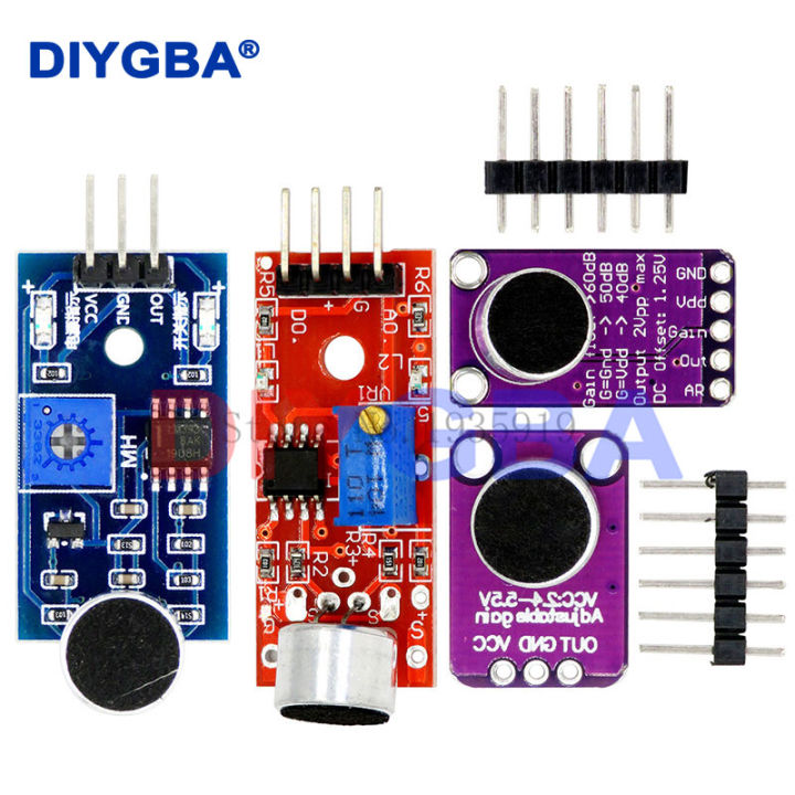KY-037 Sound sensor module sound control sensor MAX4466 MAX9814 switch ...