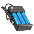 18650 Battery Charger 2 3 4 Slots USB Independent Charging for 16650 18500 Charging 3.7V Rechargeable Lithium Battery Charger. 