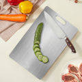 Titanium Cutting Boards for Kitchen, Stainless Steel Cutting Board, 304 Stainless Steel Double-Sided Food Grade Cutting Board. 