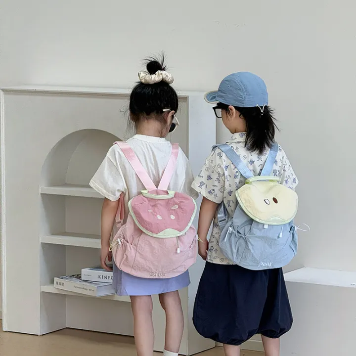 2026%20New%20Style%20Girls'%20Versatile%20Backpack%20Lightweight%20Nylon%20Patchwork%20School%20Bag%20Japanese-style%20Multi-pocket%20Small%20Backpacks%20-%20Image%205