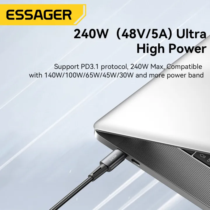 Essager%20240W%20Super%20Fast%20Charge%20Type-C%2066W%20Cable%20Quick%20Charge%20USB%20Cable%206A%20For%20iPhone%2015%20Pro%20Redmi%20K50%20Macbook%20%20%20-%20Image%203
