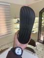 Monochrome pool slide sandals. Thick EVA sole and Liquid PVC upper.