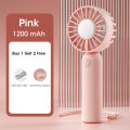 Portable Mini Fan USB Chargeable Handheld Dual Fan Motors Summer Outdoor Portable Hand Hold Fan Three speeds Adjustable. 