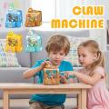 Mini Claw Machine Arcade Game for Kids - Cute Cartoon Desktop Candy Grabber & Capsule Toy Machine Parent-Child Interactive Toy. 