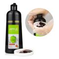 apple hair color shampoo black and dark brown 200ml. 
