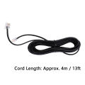 Universal Bass Control Knob 6 Pin Subwoofer Volume Controller with 13ft Extension Cord Compatible with Most Car Amplifier Black. 