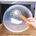 Large Microwave Splatter Cover BPA Free Microwave Oven Plate Food Cover Guard Lid with Adjustable Steam Vents Dishwasher Safe. 