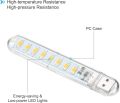 Usb Led Light 8 LEDs SMD LED Bulb 5V Power Input White USB Night - color white. 
