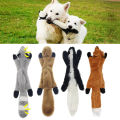 New 45cm Simulated Animal Holster No Stuffing with Squeakers Dog Chew Toy Durable Plush Crinkle Pet Squeak Toys Pet Supplies. 