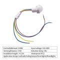 1/2PCS Smart PIR Sensor Detector Switch 110V 220V Human Body Infrared Motion Sensor Indction Auto On Off Light Switches. 