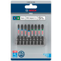 BOSCH 2608522328 Professional PZ/PH Impact Control Screwdriver Bit Set Head Universal Batch Holder 8Pcs Power Tool Attachments. 