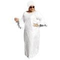 African Attire For Women Bazin Riche Embroidery Plus Size Elegant Party Church Dress.