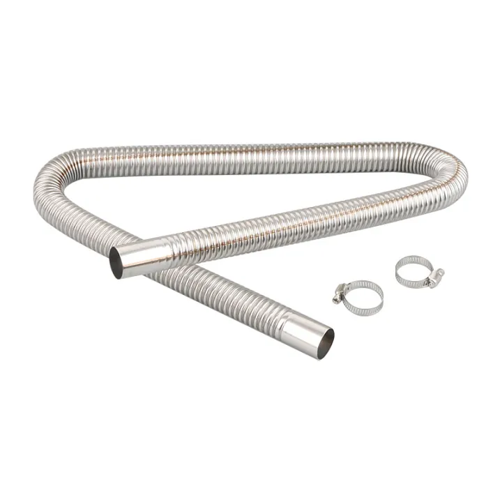 60cm%20100cm%20120cm%20150cm%20200cm%20250cm%20300cm%20Air%20Diesel%20Parking%20Heater%20Stainless%20Steel%20Exhaust%20Pipe%20Tube%20Gas%20Vent%20Hose%20Car%20Truck%20VAN%20-%20Image%206