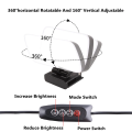 Mini Video Light Conference Live Streaming Kit Webcam Vlog Photography Fill Lamp Selfie Adjustable Portable Camera LED Luz.