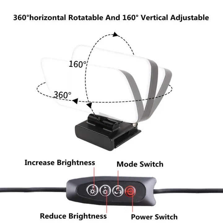 Mini%20Video%20Light%20Conference%20Live%20Streaming%20Kit%20Webcam%20Vlog%20Photography%20Fill%20Lamp%20Selfie%20Adjustable%20Portable%20Camera%20LED%20Luz%20-%20Image%206