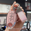 Key Fob Cover Keychain Lanyard for Nissan Altima Rogue Sentra Pathfinder Frontier Maxima Titan Murano Kicks Juke Versa Arma.