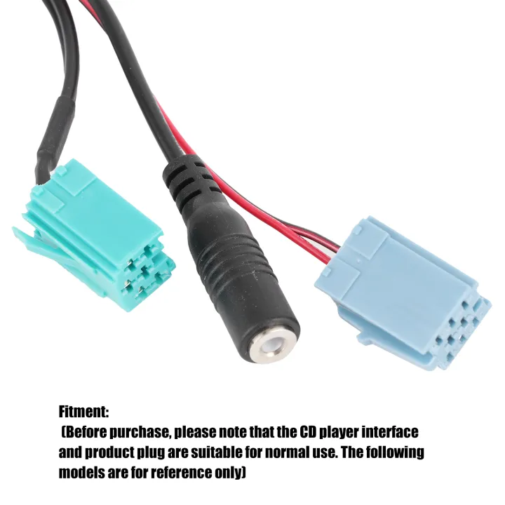 6Pin%20%20%20Cable%20Car%20Stereo%20AUX%E2%80%91IN%20Adapter%20with%20Microphone%20Fit%20for%20Clio/Espace/Megane%20-%20Image%203