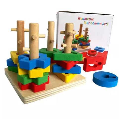 Wooden%20Four%20Sets%20Column,%20Geometric%20Shape%20Four%20Column%20Blocks,%20Early%20Educational%20&%20Learning%20Toys%20-%20Image%203