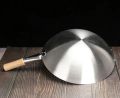 Steel Wok pan Chinese Style Fry Pan 36 Cm For Restaurant. 