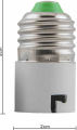 Whiteray Plastic E27 to B22 Screw Base Socket Lamp Holder and Light Bulb Adapter (White). 