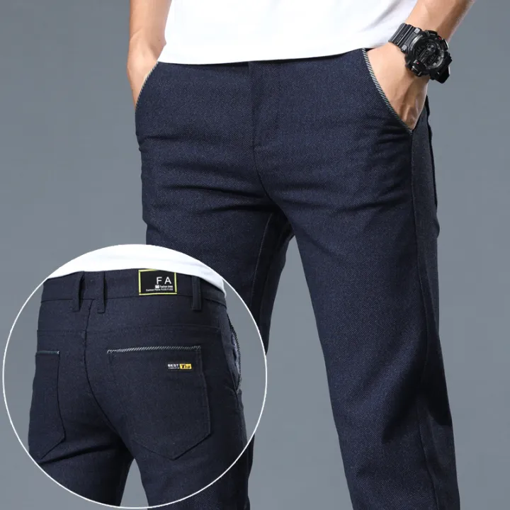 Classic%20Soft%20Grinding%20cotton%20Pants%20Men%20Business%20Casual%20Pants%202023%20Autumn%20New%20Straight%20Slim%20Fashion%20Gray%20Black%20Brand%20Trousers%20-%20Image%203