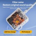 Plextone GS1 2 in 1 60W 3.5mm Type C Gaming Adapter Fast Charging For OnePlus, &  iphone 15, ipad pro, Air, Mini6, Macbook pro
All mobile compatible Gaming Adapter.. 