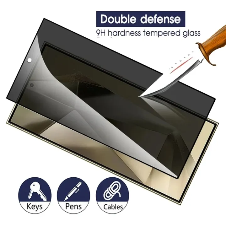 Privacy%20Tempered%20Glass%20for%20Samsung%20S24%20Ultra/S23%20Ultra%20/S22%20Ultra/%20S25%20Ultra%20Fingerprint%20Unlocking%20Anti-spy%20screen%20Protector%20S24%20ultra%20-%20Image%203