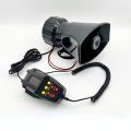 120DB 7-tone Alarm Horn 12V/24V Car Motorcycle Boat Truck Powerful Car Mounted Alarm Horn Police Siren Tweeter Horn Melody. 