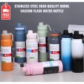 Stainless Steel bottles Double Wall Vaccum Flask Bottles 800ml Water Bottles Stainless Steel Sports Water Bottle For Hot & Cold Drinks Durable Gym Bottle for Outdoor, School, Office Use. 