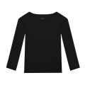 Women's Thermal Underwear 2023 New Autumn and Winter Round Neck Women's Thermal Tops Cotton Sweater Ultra-Thin Cold-Proof Base Layer Top. 