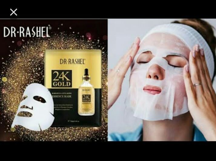 Wd Rashal Dr rashal 24K gold radiance and anti aging essence face mask sheets ...