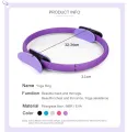 Yoga Fitness Ring Pilates Ring Women Girl Exercise Home Resistance Elasticity Yoga Gym Workout Pilates Circle Yoga Circle  ﻿. 