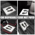 100/50/25Pcs Disposable Car Foot Mats Waterproof Anti Slip Paper Floor Mats for Auto Vehicle Interior Protection Accessories. 