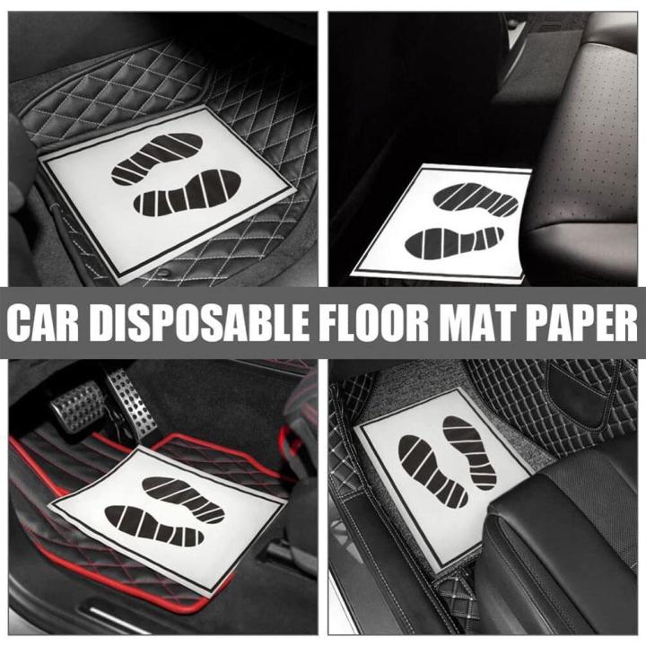 100/50/25Pcs%20Disposable%20Car%20Foot%20Mats%20Waterproof%20Anti%20Slip%20Paper%20Floor%20Mats%20for%20Auto%20Vehicle%20Interior%20Protection%20Accessories%20-%20Image%202