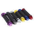 Handlebar Grips Motorcycle CNC Aluminum Rubber Handlebar Hand Grips for 7/8" Handle Bar Bike Bicycle Motorcycle Handlebar Grips. 