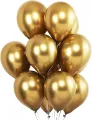 gold metalic chrome balloons 10"  (10) packs. 