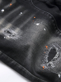 Summer Ripped Shorts Jeans Men Denim Shorts Pants Straight Stretch Casual Cool Thin Knee Length Fashion Brand Daily Trousers. 