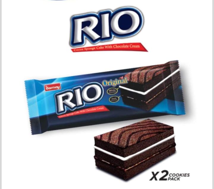 (24 pcs) Dornay Rio Sponge Cake With Chocolate Cream