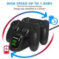 New Gamepadr Fast Charging Dock Charger for PS4/PS4 Slim /PS4 Pro Game Controller Joystick Dock Holder With Indicator Light. 