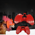 20/50/100 Pcs Chicken Glasses with Non-bolted Clips Anti-pecking and Fighting Type of Non-nasal-piercing Without Bolts. 