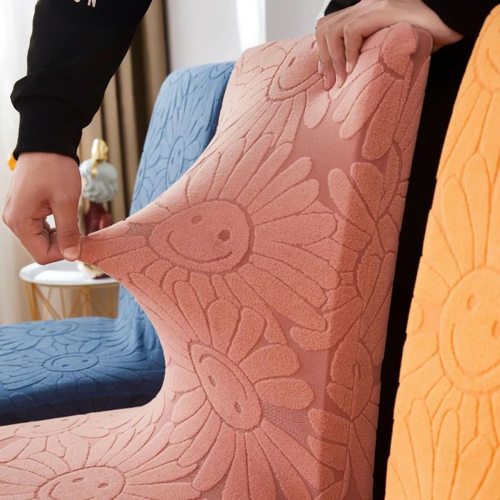 Universal Thickened Jacquard One Chair Cover Four Seasons High Elastic Removable Backrest Protector for Home Kitchen