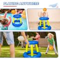 Explosions inflatable basketball stand interactive shooting toys outdoor inflatable swimming pool toys Outdoor water toys. 